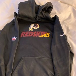 Redskins on field hoodie